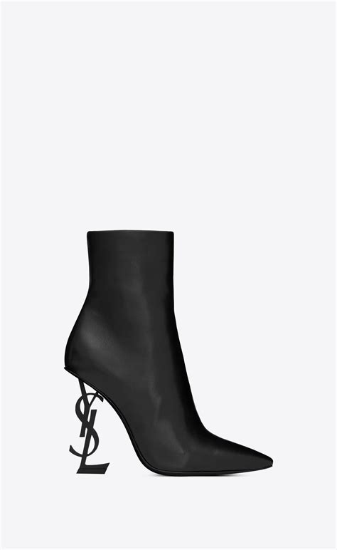 ysl womens lace up boot|saint laurent opyum boots.